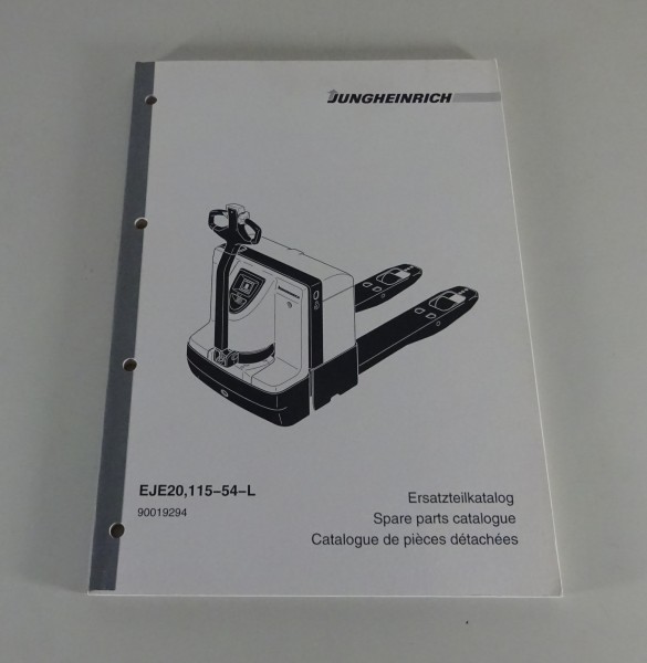 Teilekatalog Jungheinrich Elektro-Hubwagen EJE20, 115-54-L Stand 2000