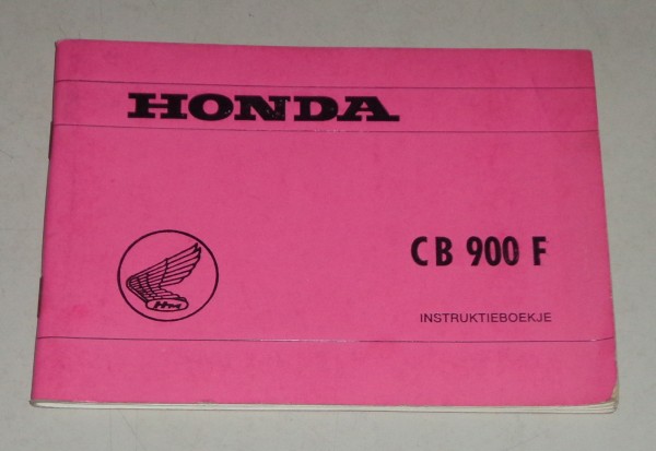 Betriebsanleitung / Handbuch Honda CB 900 Bol D'or von 1978