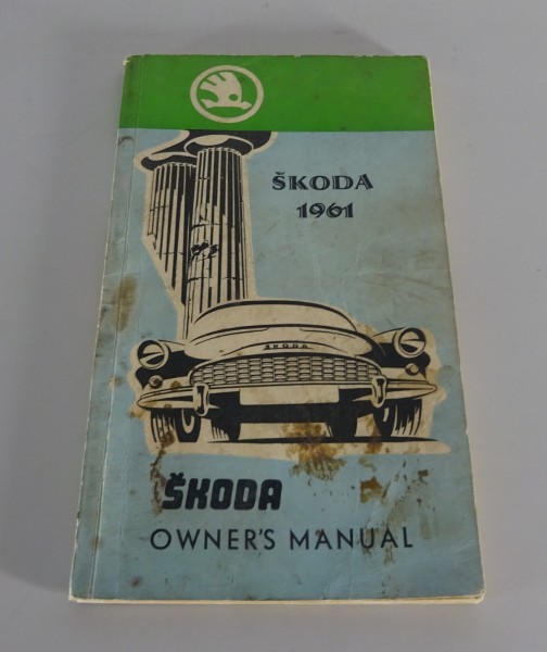 Owner's Manual Skoda Octavia Typ 702 / Octavia Super Typ 703 from 1961