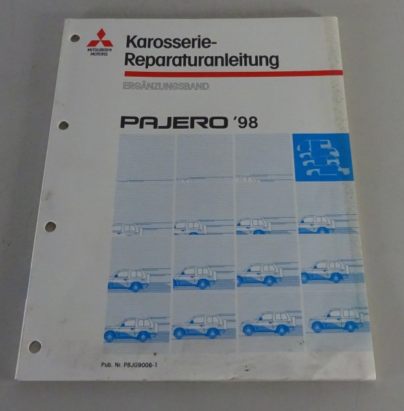 Werkstatthandbuch Nachtrag Mitsubishi Pajero V20 Modelljahr 1998