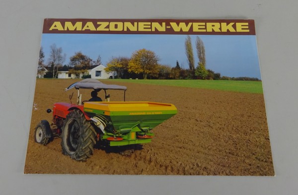 Prospekt / Broschüre Amazone Zentrifugalstreuer ZA-U 1001 / 1501 / 1801 '02/1984