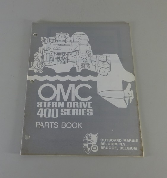 Teilekatalog OMC Stern Drive 400 Series 120 / 140 PS Models