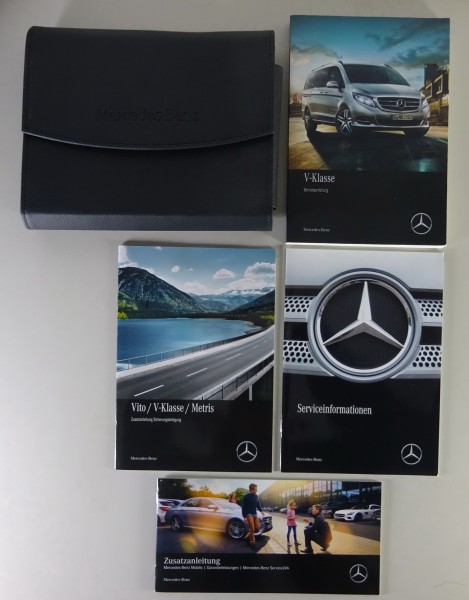 Bordmappe + Betriebsanleitung Mercedes V-Klasse W447 Stand 07/2019