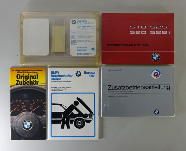Bordmappe + Betriebsanleitung / Handbuch BMW M535i E12 | 217,5 PS Stand 06/1979