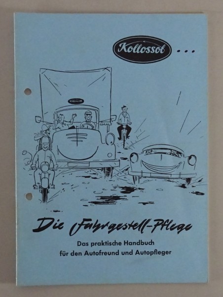 Handbuch / Bedienungsanweisung Kollossol Fahrgestellpflege Stand 1955