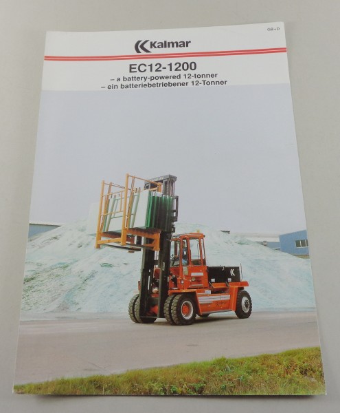 Prospekt / Brochure Kalmar LMV Gabelstapler EC 12-1200 12 Tonner