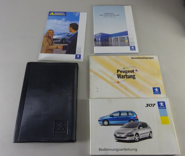 Bordmappe + Betriebsanleitung / Handbuch Peugeot 307 von 06/2003