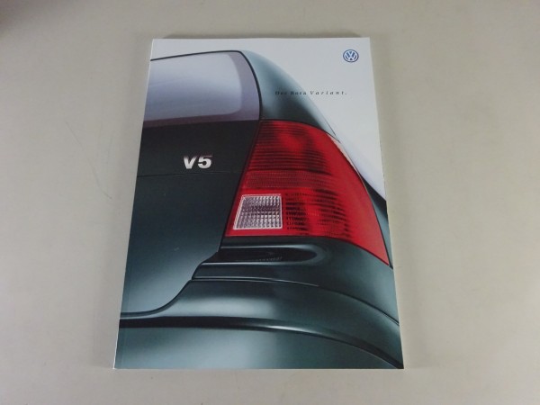 Prospekt VW Bora Variant Typ 172 Stand 05/2000