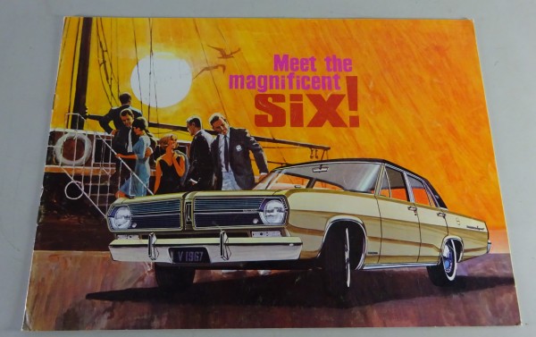 Prospekt Chrysler Valiant Signet / V100 / V200 / Safari Station Wagon from 1967