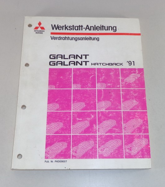 Werkstatthandbuch Mitsubishi Galant E 30 Elektrik Schaltpläne ab Baujahr 1991