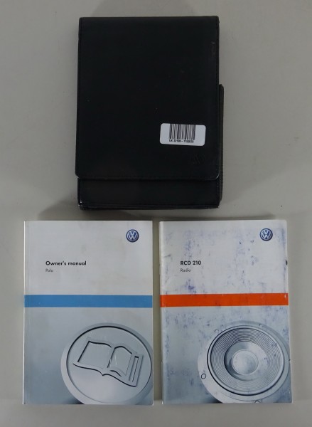 Owner's Manual / Handbook + Wallet VW Polo V Typ 6R / 6C from 11/2009