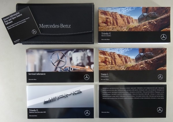Palubný priecinok + návod na obsluhu Mercedes Benz Trieda G od roku 11/2019