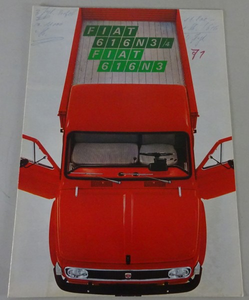 Prospekt / Broschüre Fiat 616 N3 / 616 N3/4