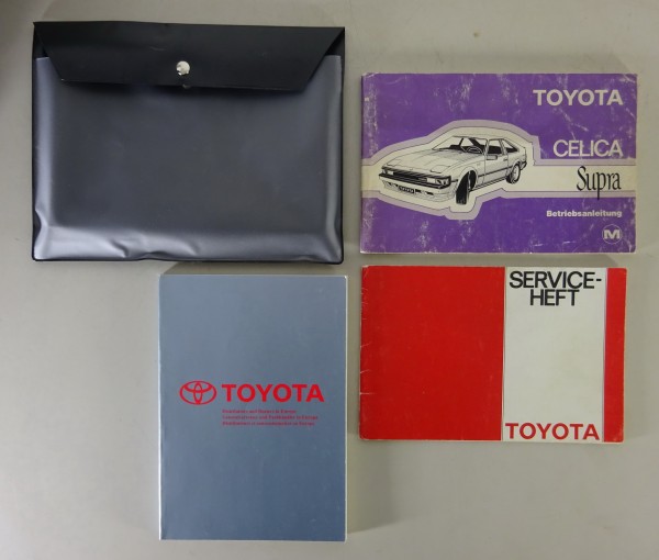 Bordmappe + Betriebsanleitung Toyota Celica Supra Typ MA60 Stand 02/1983