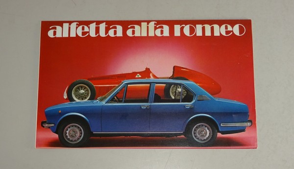 Prospekt / Broschüre Alfa Romeo Alfetta 1800 Stand 04/1974