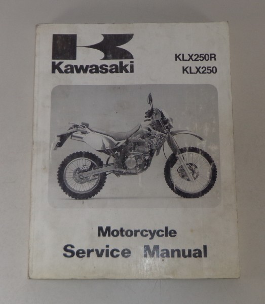 Werkstatthandbuch / Workshop Manual Kawasaki KLX 250 / R, Stand 1993