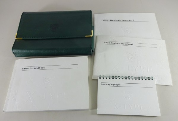 Owner's Manual + Wallet Jaguar X-Type 2.5 / 3.0 Litre Edition 2001
