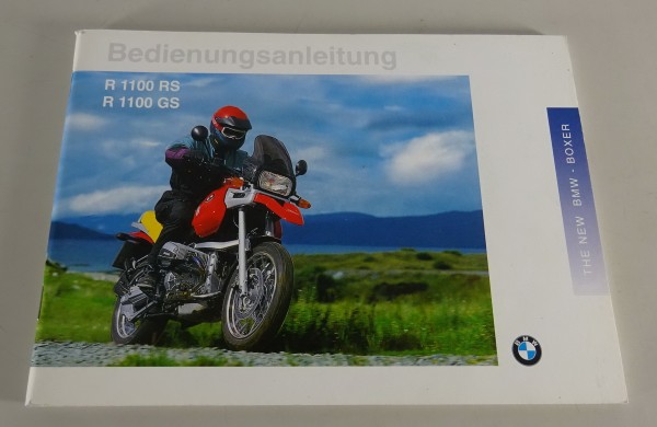 Betriebsanleitung / Handbuch BMW-Motorrad R 1100 RS / R1100 GS Stand 07/1993