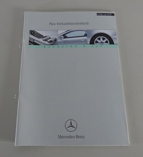 Verkaufstaschenbuch Mercedes-Benz SL R230 Stand 02/2005