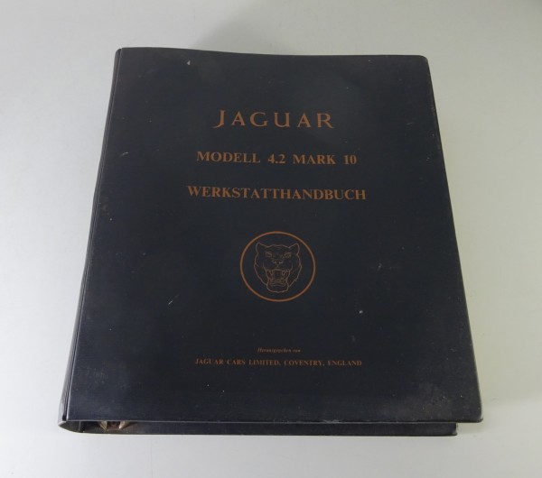 Werkstatthandbuch Jaguar 4,2 Liter Mark X / MK. 10 Baujahr 1964 - 1966 Deutsch