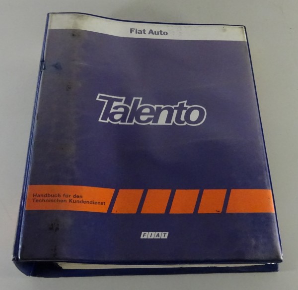 Werkstatthandbuch Fiat Talento Pritsche- und Lieferwagen Stand 1988-1990