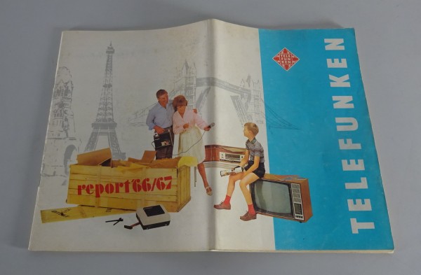 Prospekt / Broschüre Telefunken Fernseher, Radio, HiFi etc. Stand 1967