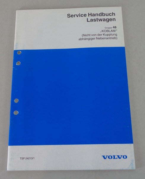 Werkstatthandbuch Volvo LKW Koblam Nebenantrieb von 1986