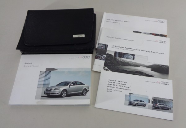 Owner's Manual + Wallet Audi A6 / Quattro Typ C6 from 05/2010