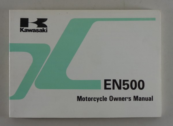 Owner's Manual / Handbook Kawasaki EN 500 B1 from 03/1994