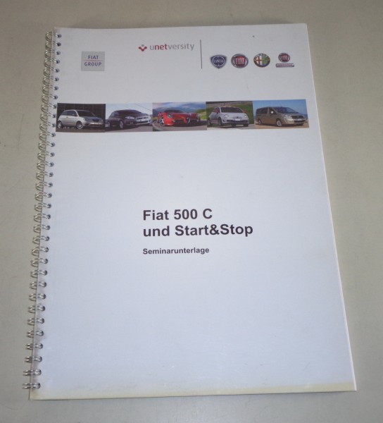 Schulungsunterlage Fiat 500 C und Start&Stop von 2009