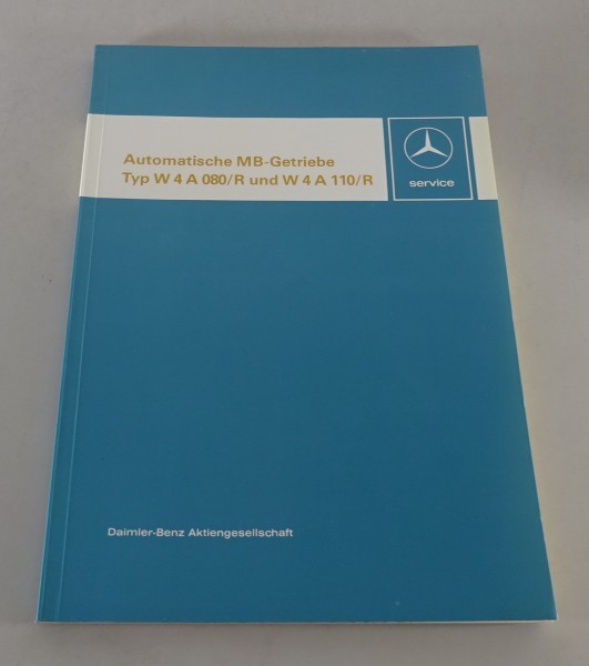 Werkstatthandbuch Mercedes Benz Bus Omnibus Automatikgetriebe W4A 80/R+W4A 110/R