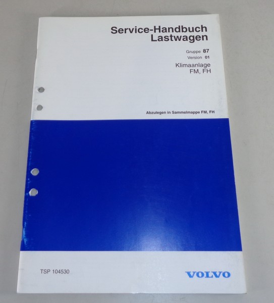 Werkstatthandbuch Volvo LKW FM / FH Klimaanlage von 1998