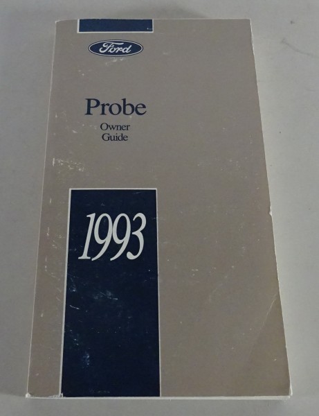 Owner´s Manual / Handbook Ford Probe Stand 1993