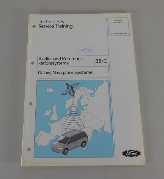 Technische Information Ford Galaxy Navigationssysteme Stand 05/1998