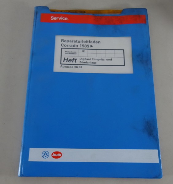 Werkstatthandbuch VW Corrado G60 Digifant Zünd- und Einspritzanlage von 06/1993