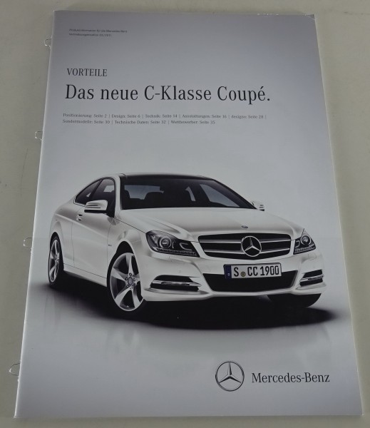 Vorteile Mercedes-Benz C-Klasse Coupé Typ C 204 Stand 03/2011
