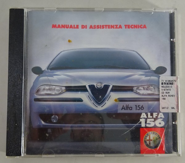 Werkstatthandbuch auf CD Alfa Romeo 156 Stand 10/2000