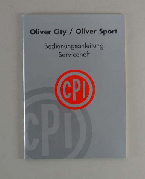 Betriebsanleitung CPI Oliver City + Sport Stand 2006