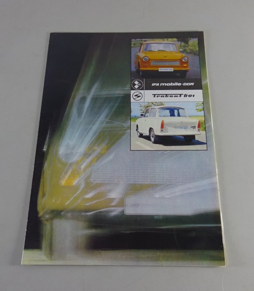 Prospektposter / Broschüre Trabant 601 Stand 1978