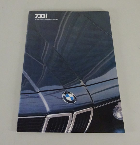 Prospect / Brochure BMW 7er E23 733i US-Model from 01/1983