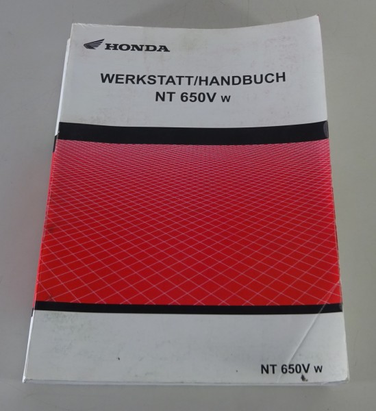 Werkstatthandbuch Honda NT 650 V Deauville Typ RC47 Baujahr 1998 - 2005