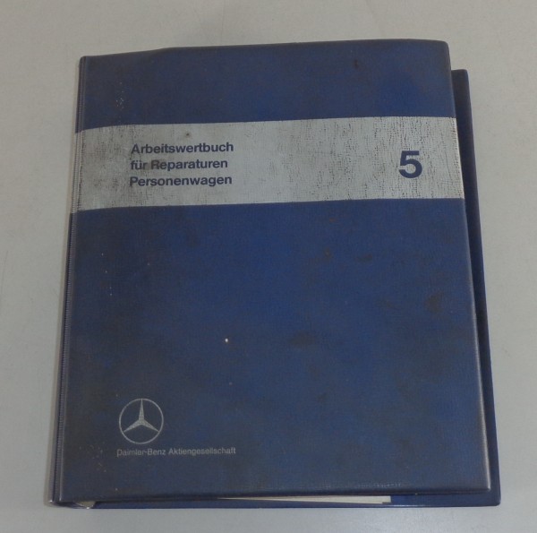 Arbeitsrichtzeiten Mercedes Benz R107 350 SL + SLC, W116 S-Klasse etc. - 12/1971