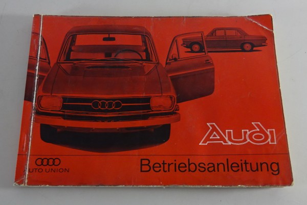 Betriebsanleitung / Handbuch Audi 72 Typ F103 Stand 01/1966