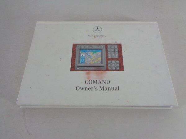 Owner's manual Mercedes Benz Comand S-Class W220 + CL C215 printed 06/2000