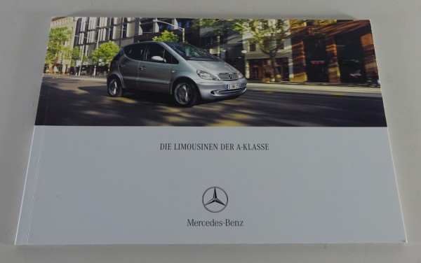Prospekt / Broschüre Mercedes-Benz A-Klasse Limousinen W 168 Stand 11/2001