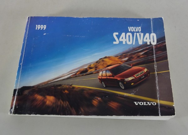 Betriebsanleitung / Handbuch Volvo S 40 / V 40 Stand 1998