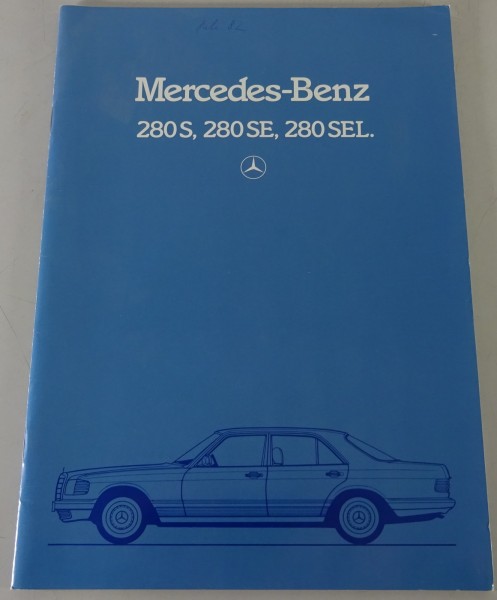 Prospekt / Broschüre Mercedes-Benz W123 280 S / 280 SE / 280 SEL Stand 1982