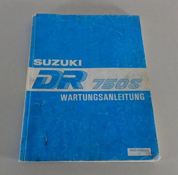 Werkstatthandbuch / Wartungsanleitung Suzuki DR 750 S Stand 05/1991