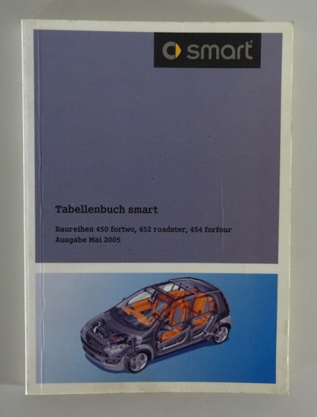 Tabellenbuch / techn. Daten Smart Typ 450, 452 , 454 Ausgabe 05/2005