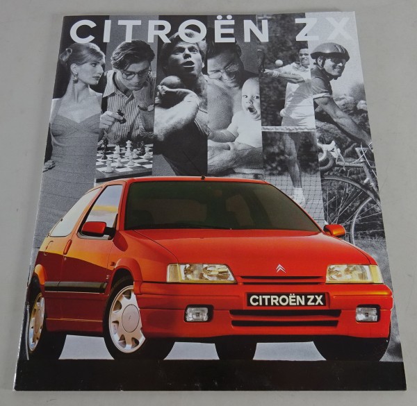 Prospekt / Brochure Citroen ZX Ausstattungen